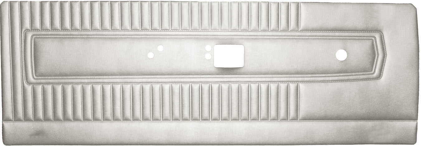 67 BARRACUDA FRONT DOOR PANELS - PEARL WHITE