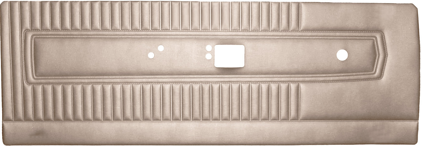 67 BARRACUDA FRONT DOOR PANELS - SRM LIGHT GOLD