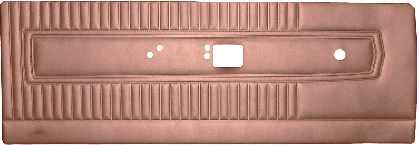 67 BARRACUDA FRONT DOOR PANELS - COPPER