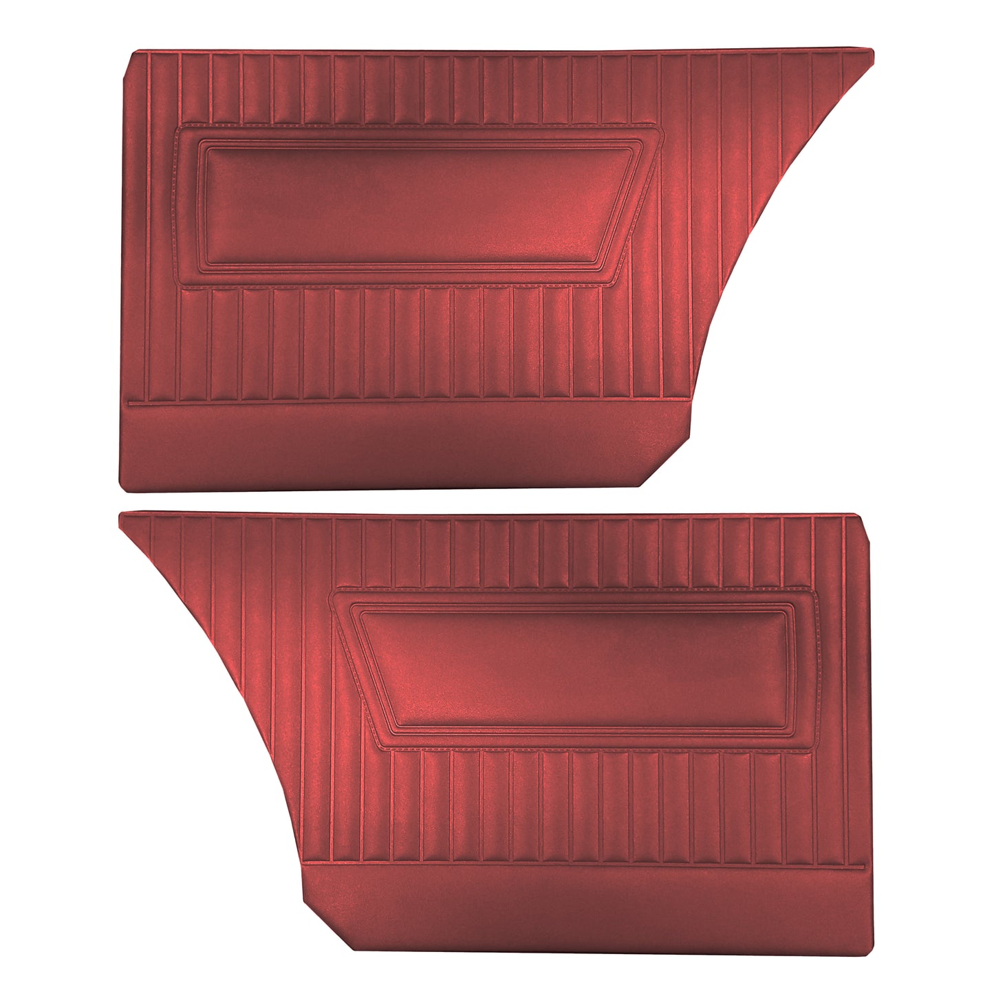 67 BARRACUDA HARDTOP REAR PANELS - RED