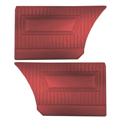 67 BARRACUDA HARDTOP REAR PANELS - RED