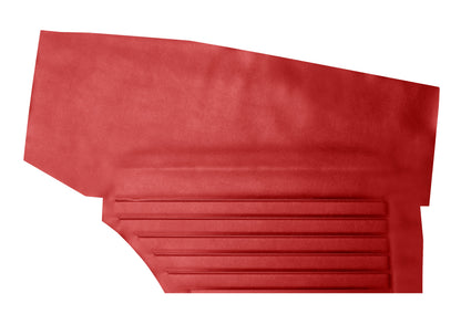 67 CAMARO "STANDARD" HARDTOP REAR PANELS W/ FOLD-DOWN SEAT - RED