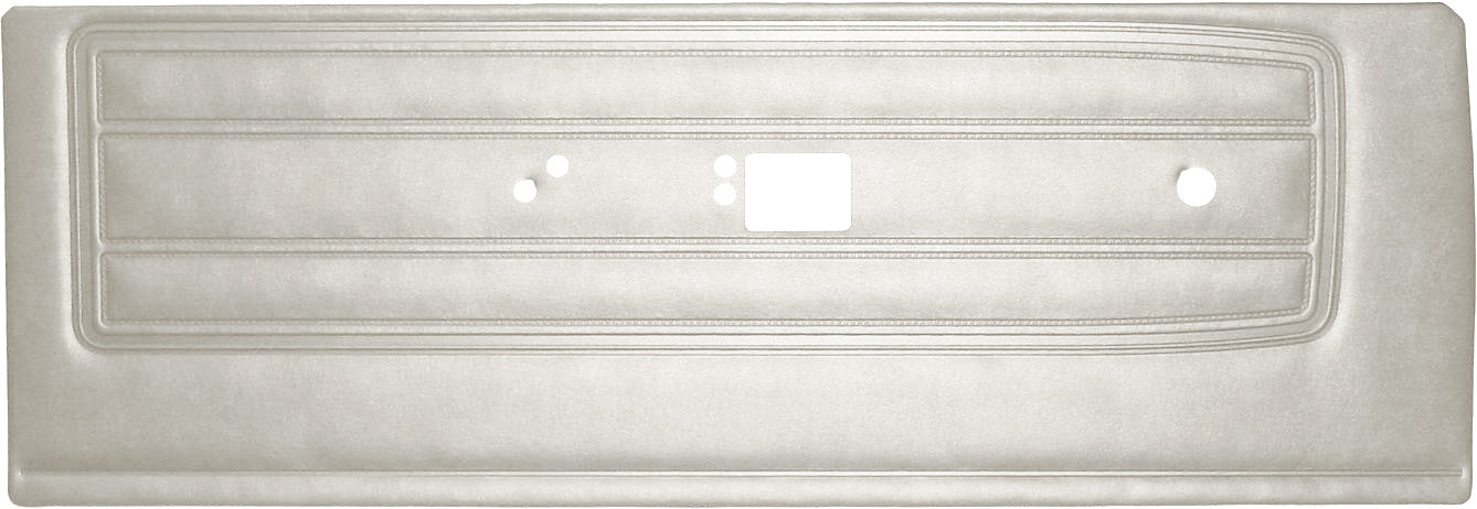 68 BARRACUDA "STANDARD" FRONT DOOR PANELS - PEARL WHITE
