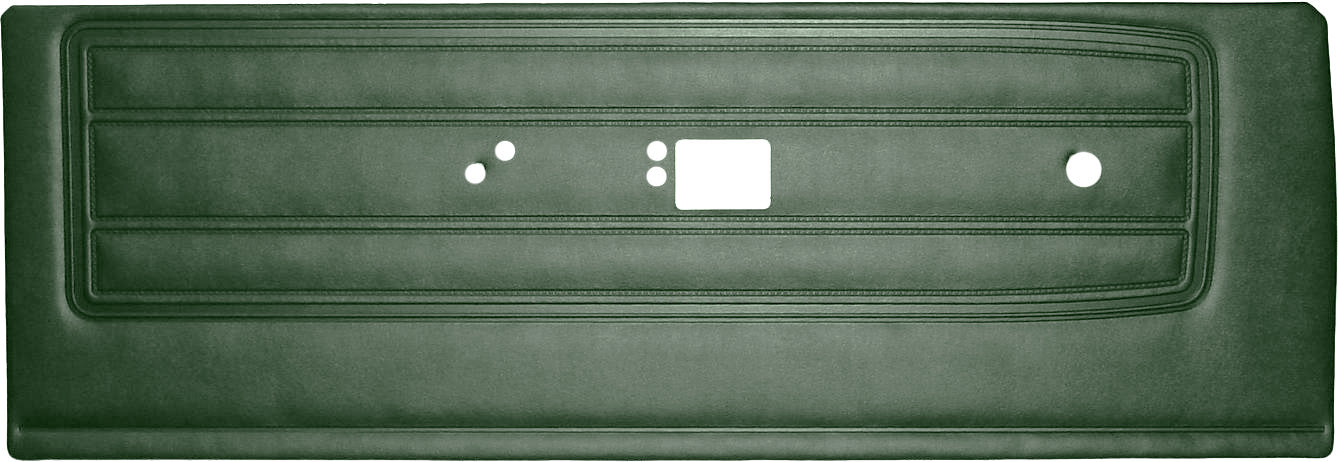 68 BARRACUDA "STANDARD" FRONT DOOR PANELS - GREEN