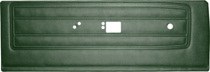 68 BARRACUDA "STANDARD" FRONT DOOR PANELS - GREEN