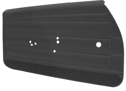 68 EL CAMINO 'PONTIAC REPLACEMENT' DOOR PANELS (PRE-ASSEMBLED) - BLACK