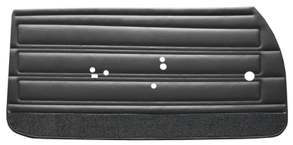68 EL CAMINO 'PONTIAC REPLACEMENT' DOOR PANELS (UNASSEMBLED) - BLACK