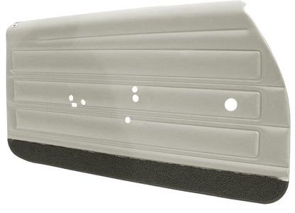 68 GTO/LEMANS FRONT DOOR PANELS (PRE-ASSEMBLED) - PARCHMENT