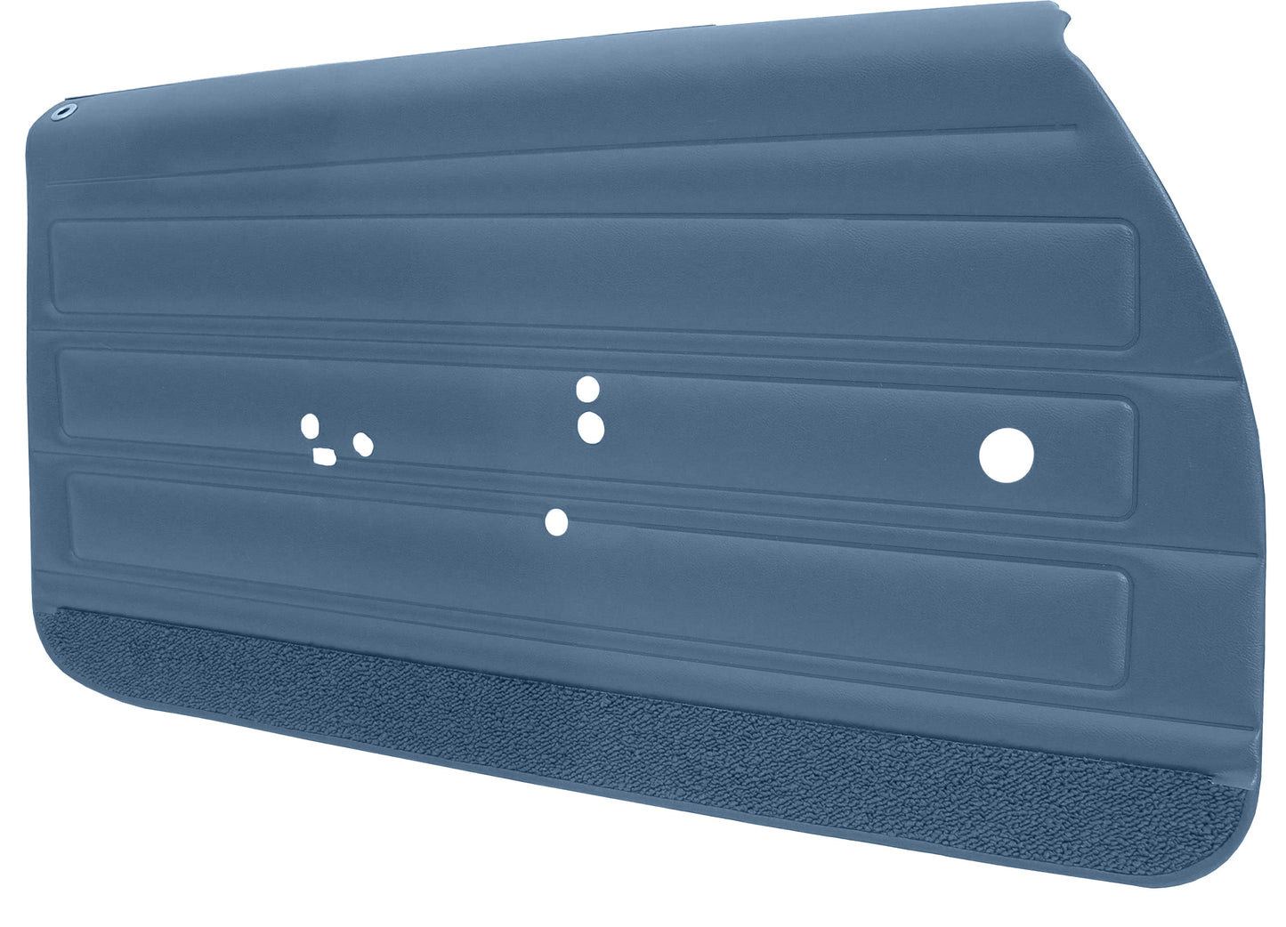 68 GTO/LEMANS FRONT DOOR PANELS (PRE-ASSEMBLED) - BLUE