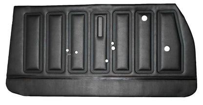 68 CHEVELLE/MALIBU 'BUICK STANDARD REPLACEMENT' FRONT DOOR PANELS (UNASSEMBLED) - BLACK