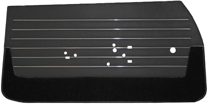 68 SKYLARK/GS "DELUXE" FRONT DOOR PANELS (UNASSEMBLED) - BLACK