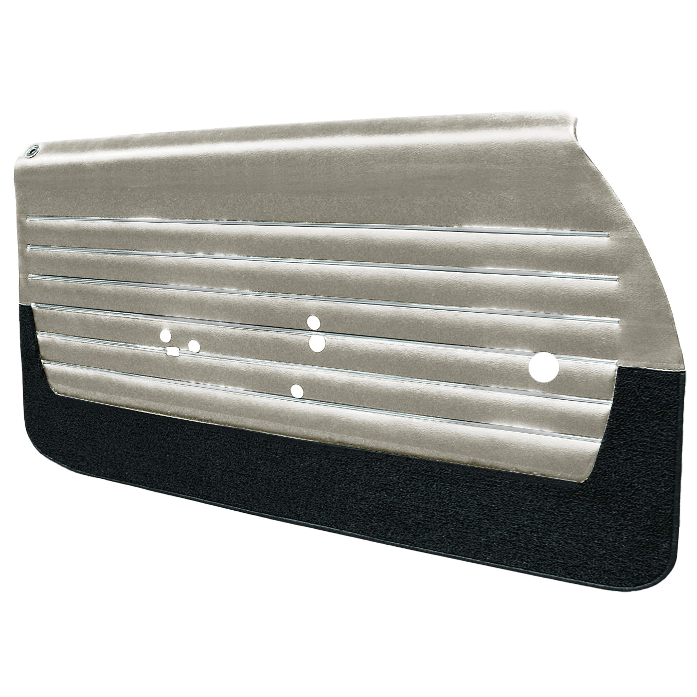 68 SKYLARK/GS "DELUXE" FRONT DOOR PANELS (PRE-ASSEMBLED) - FROST WHITE