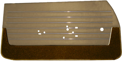 68 SKYLARK/GS "DELUXE" FRONT DOOR PANELS (UNASSEMBLED) - BUCKSKIN