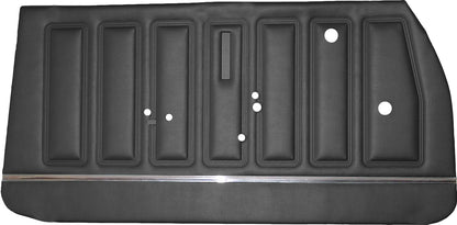 68 SKYLARK/GS "STANDARD" FRONT DOOR PANELS (UNASSEMBLED) - BLACK