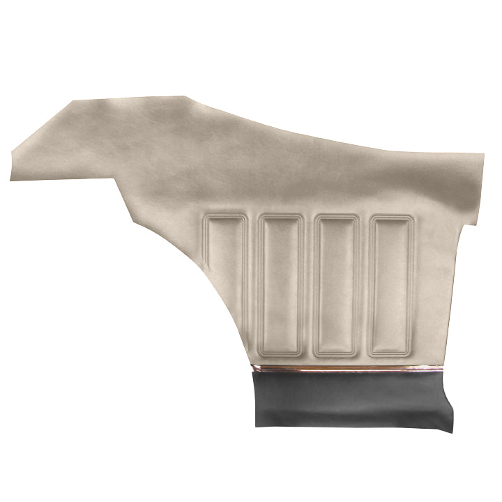 68 SKYLARK/GS "STANDARD" SPORT COUPE REAR PANELS - (UNASSEMBLED) - PARCHMENT/BLACK