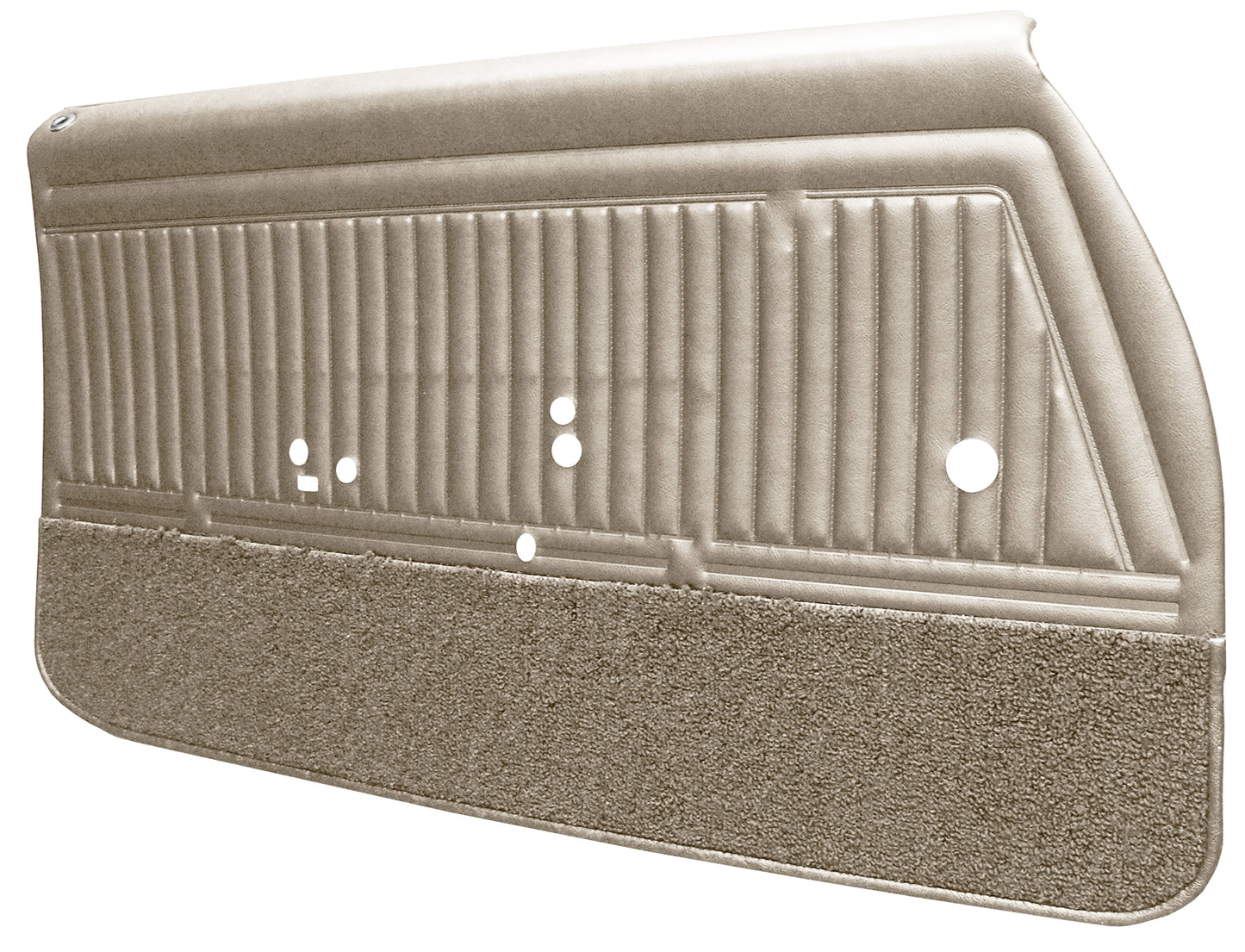 68 CUTLASS SUPREME FRONT DOOR PANELS (PRE-ASSEMBLED) - PARCHMENT