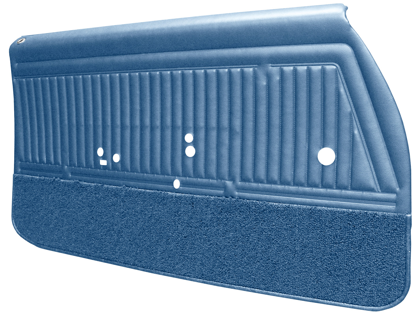 68 CUTLASS SUPREME FRONT DOOR PANELS (PRE-ASSEMBLED) - MEDIUM BLUE