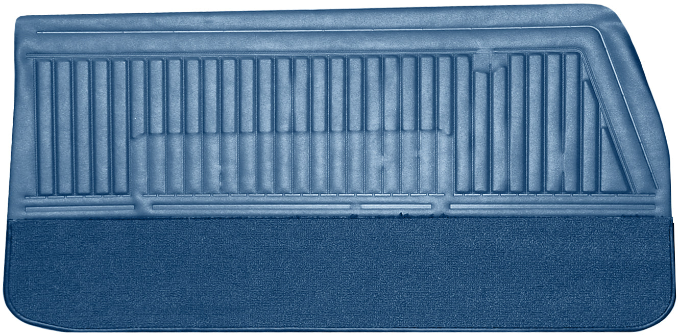 68 CUTLASS SUPREME FRONT DOOR PANELS (UNASSEMBLED) - MEDIUM BLUE