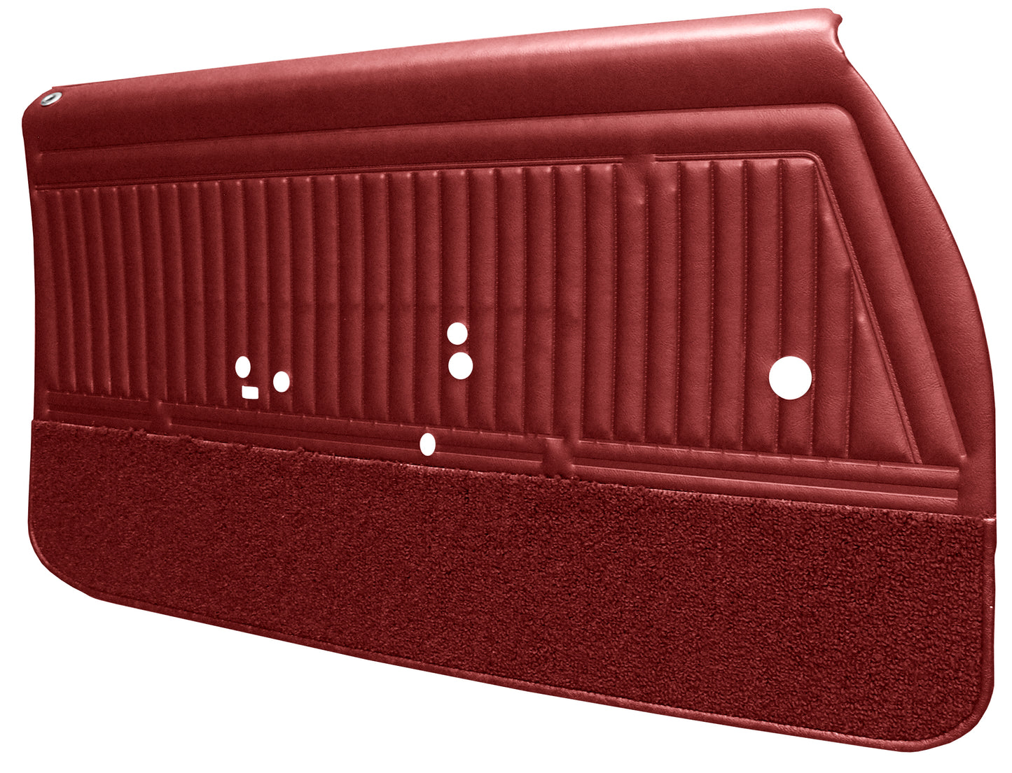 68 CUTLASS SUPREME FRONT DOOR PANELS (PRE-ASSEMBLED) - RED