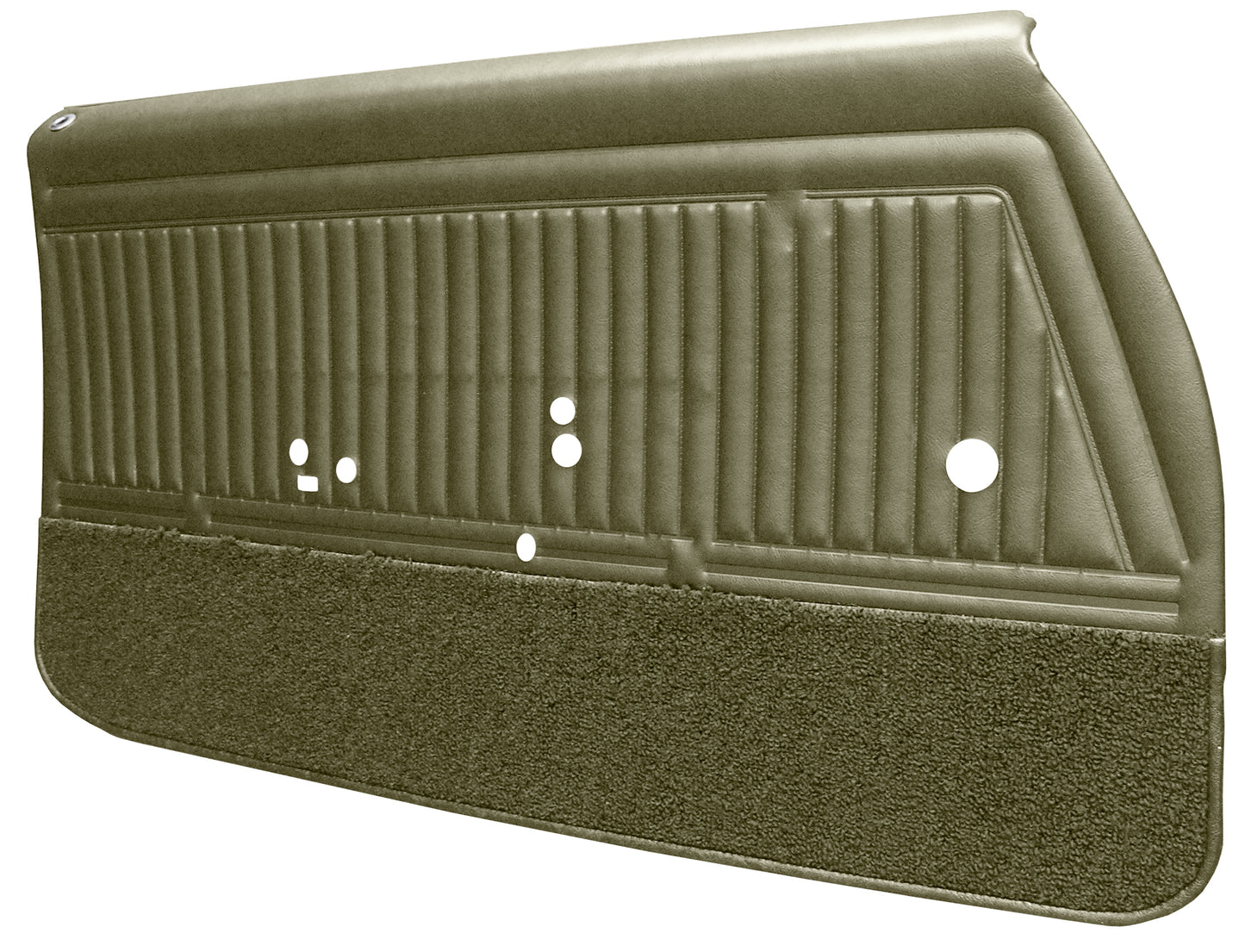 68 CUTLASS SUPREME FRONT DOOR PANELS (PRE-ASSEMBLED) - WILLOW GOLD