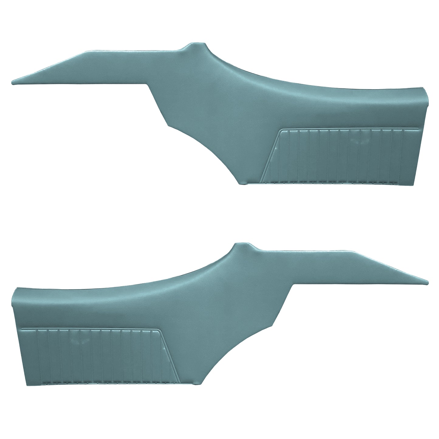 68 CUTLASS SUPREME HOLIDAY COUPE REAR PANELS (PRE-ASSEMBLED) - LIGHT BLUE