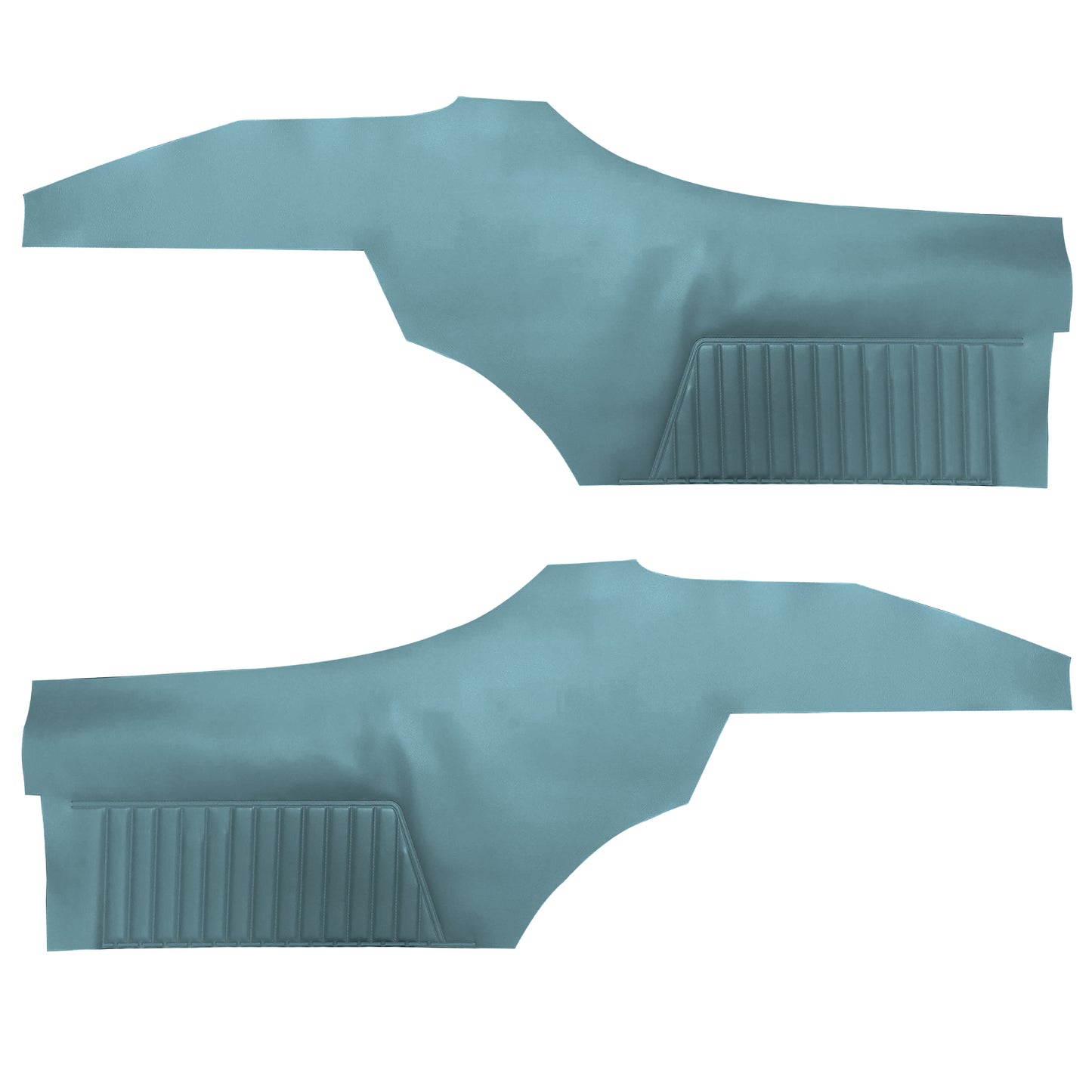 68 CUTLASS SUPREME HOLIDAY COUPE REAR PANELS (UNASSEMBLED) - LIGHT BLUE
