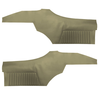 68 CUTLASS SUPREME HOLIDAY COUPE REAR PANELS (UNASSEMBLED) - WILLOW GOLD