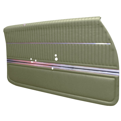 68 CUTLASS 'S'/442 HOLIDAY COUPE FRONT DOOR PANELS (PRE-ASSEMBLED) - WILLOW GOLD