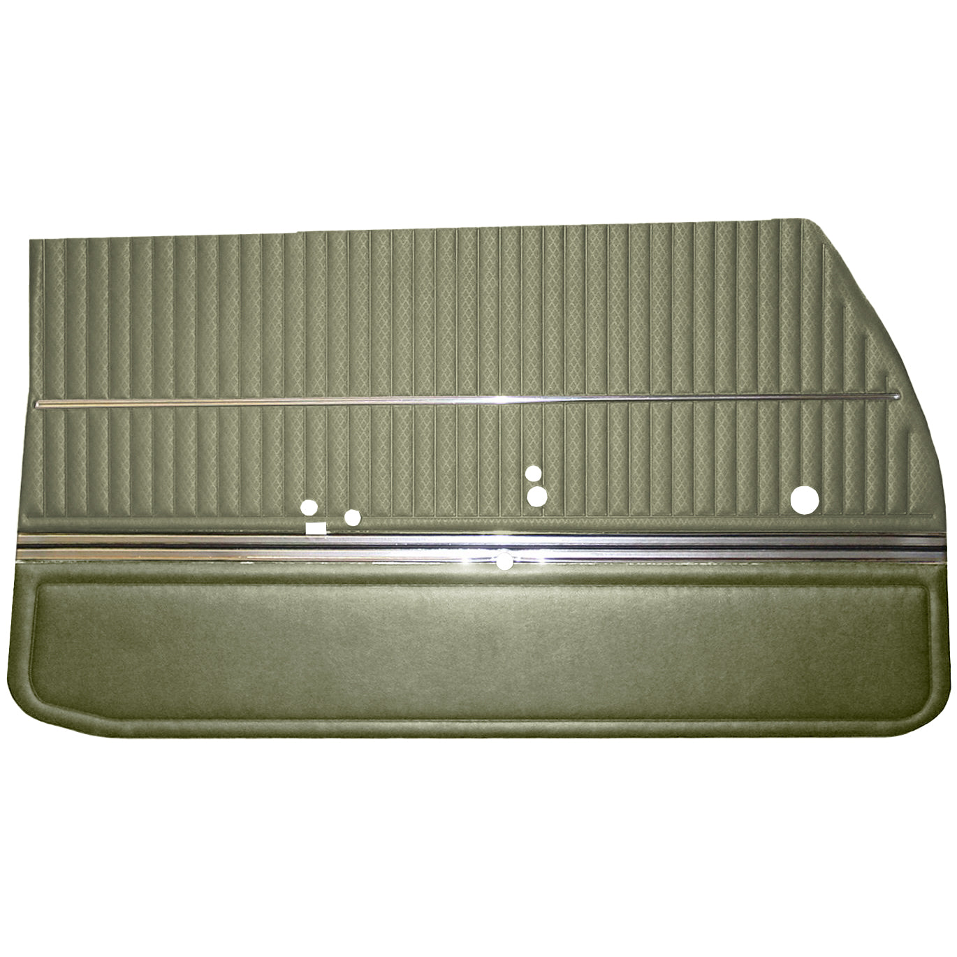 68 CUTLASS 'S'/442 HOLIDAY COUPE FRONT DOOR PANELS (UNASSEMBLED) - WILLOW GOLD