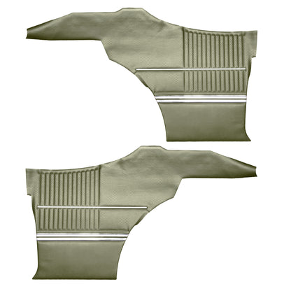 68 CUTLASS 'S'/442 HOLIDAY COUPE REAR PANELS (UNASSEMBLED) - WILLOW GOLD