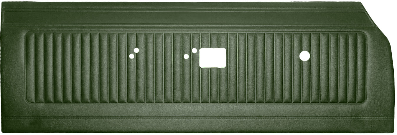 69 CORONET RT/500/SUPERBEE FRONT DOOR PANELS - GREEN