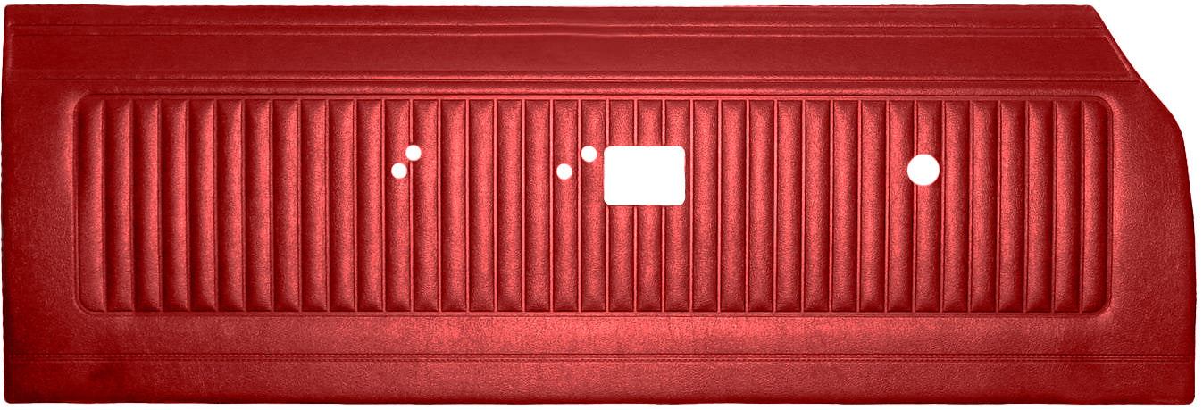 69 CORONET RT/500/SUPERBEE FRONT DOOR PANELS - RED