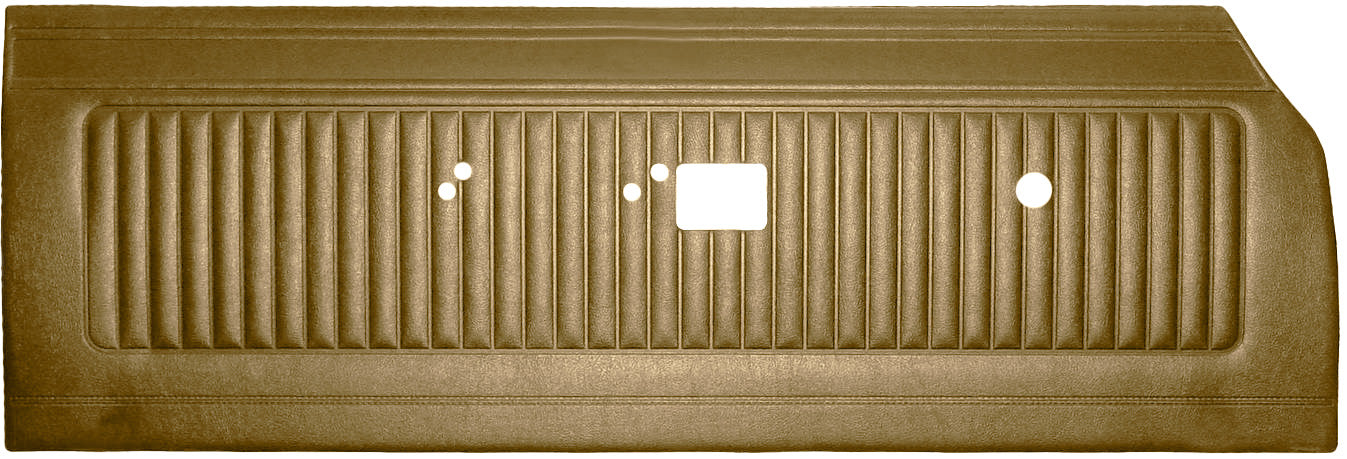 69 CORONET RT/500/SUPERBEE FRONT DOOR PANELS - SADDLE