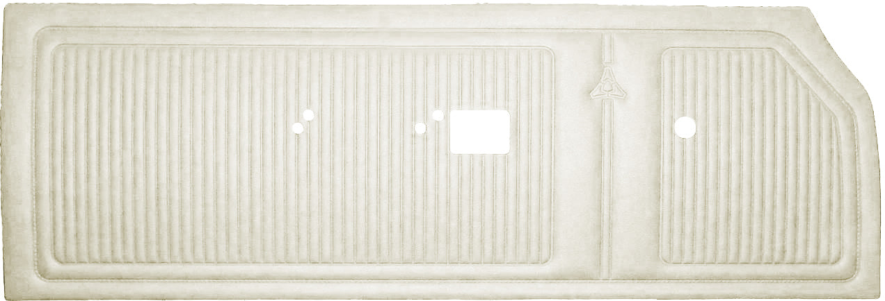 69 CORONET 440/SUPERBEE FRONT DOOR PANELS - WHITE