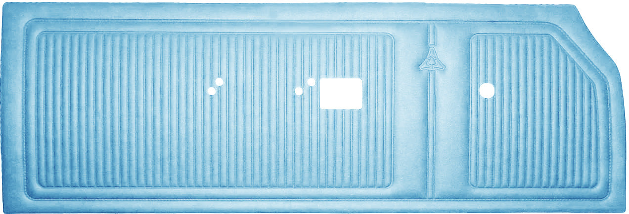 69 CORONET 440/SUPERBEE FRONT DOOR PANELS - BLUE