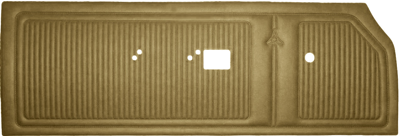 69 CORONET 440/SUPERBEE FRONT DOOR PANELS - SADDLE