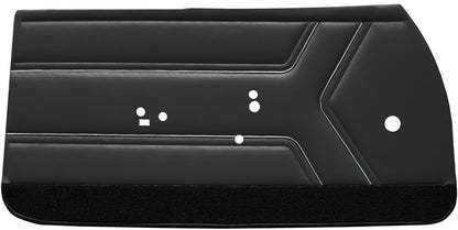69 GTO/LEMANS FRONT DOOR PANELS (UNASSEMBLED) - BLACK