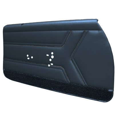 69 GTO/LEMANS FRONT DOOR PANELS (PRE-ASSEMBLED) - BLUE