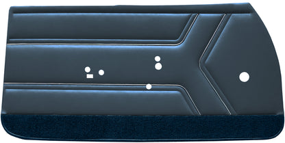 69 GTO/LEMANS FRONT DOOR PANELS (UNASSEMBLED) - BLUE