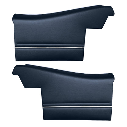 69 GTO/LEMANS CONVERTIBLE REAR PANELS (PRE-ASSEMBLED) - BLUE
