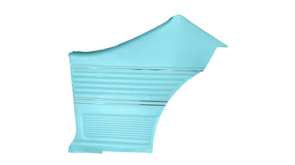 69 CHEVELLE/MALIBU HARDTOP REAR PANELS (PRE-ASSEMBLED) - SRM TURQUOISE