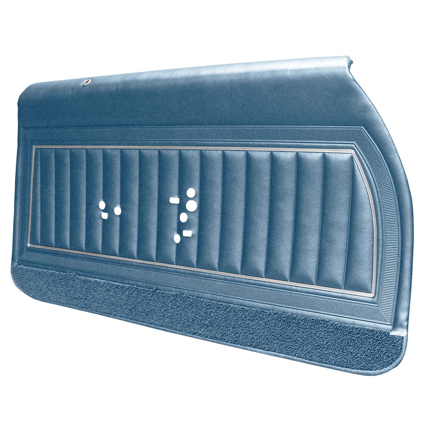 69 SKYLARK/GS "DELUXE" FRONT DOOR PANELS (PRE-ASSEMBLED) - BLUE