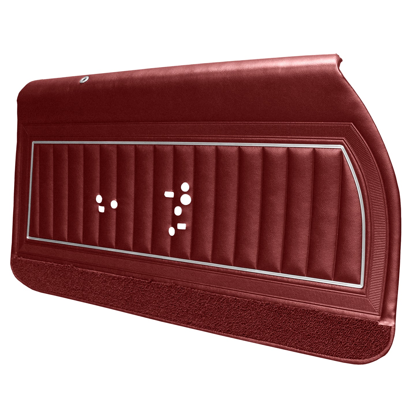 69 SKYLARK/GS "DELUXE" FRONT DOOR PANELS (PRE-ASSEMBLED) - RED