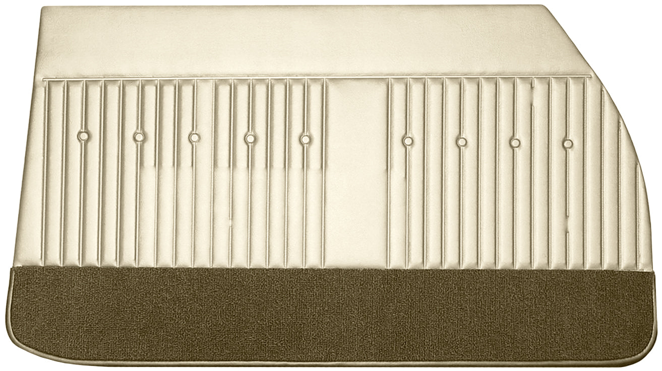 69 CUTLASS SUPREME FRONT DOOR PANELS (UNASSEMBLED) - PARCHMENT