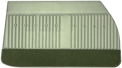 69 CUTLASS SUPREME FRONT DOOR PANELS (UNASSEMBLED) - GREEN