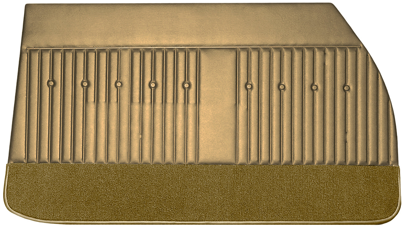 69 CUTLASS SUPREME FRONT DOOR PANELS (UNASSEMBLED - GOLD