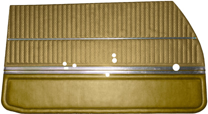 1969 CUTLASS S/442 SPORTS COUPE DOOR PANELS - GOLD