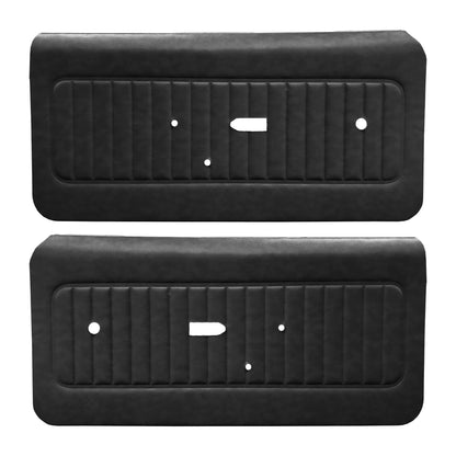 70 AMX/JAVELIN FRONT DOOR PANELS (PRE-ASSEMBLED) - BLACK