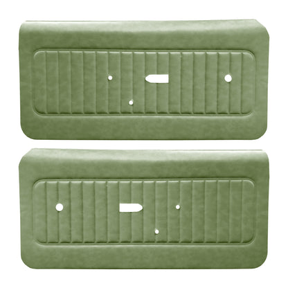 70 JAVELIN FRONT DOOR PANELS (PRE-ASSEMBLED) - GREEN