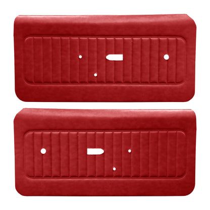 70 AMX/JAVELIN FRONT DOOR PANELS (PRE-ASSEMBLED) - RED